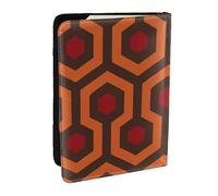 FLYIFE Shining Overlook Printed Passport Holder Cover, PU Leather Passport Cover Case Travel Passport Wallet for Women Men