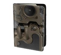 FLYIFE Steampunk Mechanical Gears Printed Passport Holder Cover 5.5 inches, Leather Passport Cover Case Travel Passport Wallet for Women Men