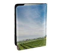 FLYIFE Tractor Farm Printed Passport Holder Cover, PU Leather Passport Cover Case Travel Passport Wallet for Women Men