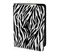FLYIFE Zebra Print Printed Passport Holder Cover 5.5 inches, Leather Passport Cover Case Travel Passport Wallet for Women Men