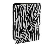 FLYIFE Zebra Print Printed Passport Holder Cover, PU Leather Passport Cover Case Travel Passport Wallet for Women Men
