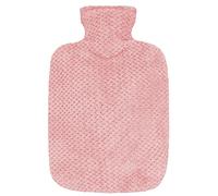 FLYILY 2L Hot Water Bottle with Premium Cozy Fluffy Cover Removeable & Washable Furry Bottle Cover for Extra Warmth and Comfort(Red,2L)