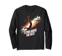 Flying Above The Rest Basketball Shirt High-Flying Dunk Long Sleeve T-Shirt