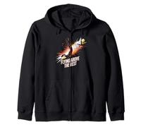 Flying Above The Rest Basketball Shirt High-Flying Dunk Zip Hoodie
