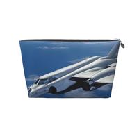 Flying Airplane Leather Travel Wash Bag, A Fashionable and Practical Makeup Organizer