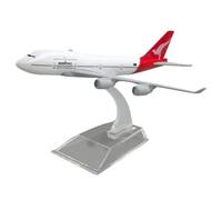Flying airplane model 1:400 Scale 747 Alloy Metal Aircraft Model Qantas Airlines B747 With Aircraft Stand Collectible Display Model aviation aircraft model