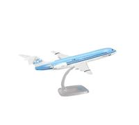 Flying airplane model A350-900 Lufthansa/Royal Dutch KLM Fokker FK-100 1/200 Scale For Airline Aircraft Plane Model Airplanes Collection aviation aircraft model(Fokker FK-100)