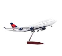 Flying airplane model Airplane B747 1/150 Scale 47cm Aircraft DELTA Airline Model Diecast Plane Collection Display aviation aircraft model