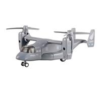 Flying airplane model Diecast Alloy Osprey Transporter Fighter Aircraft Aviation Model Military Transport Aircraft Collect Ornament aviation aircraft model(Titanium)