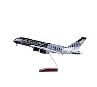 Flying airplane model Diecast Model Zealand Airlines Airbus A380 1:160 Scale 45 Cm For Airbus Airplane With Wheel Collection Display aviation aircraft model