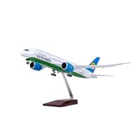 Flying airplane model Jet Aircraft Model B787 1/130 Scale 43 Cm Uzbekistan Dreamliner Model With Wheels Suitable For Gifts And Collec aviation aircraft model