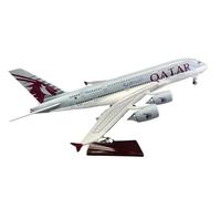 Flying airplane model Model Qatar A380 1:160 Scale Airways Openable Cabin Door Airplane For Collection Display aviation aircraft model