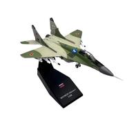 Flying airplane model North Korea MIG-29 Mig29 1:100 Scale Fulcrum C Fighter Metal Model Plane Aircraft Airplane For Collection Toy aviation aircraft model(Mig29 Russian)