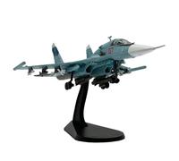 Flying airplane model Russian Sukhoi Cy-34 SU-34 SU34 1/100 Scale For Fullback Fighter Bomber Diecast Metal Military Plane Model Collection aviation aircraft model