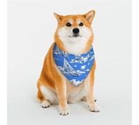 Flying Alien Bird Dog Bandana for Small Medium Large Dogs, Cat Dogs Kerchief Triangle Bibs Scarf for Girl Or Boy