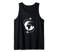 Flying Around the World Tank Top