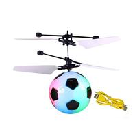 Flying Ball Infrared Induction Helicopter Drone with Colorful Shinning Light Flying Toy for Kids(Soccer)