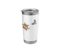Flying Bat Against Flying Squirrel Stainless Steel Insulated Tumbler