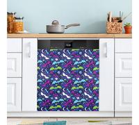 Flying Bats Skulls Stars Dishwasher Magnetic Cover Magnetic Dishwasher Covers for the Front Kitchen Decor 23 x 26 Inch