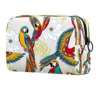 Flying Beautiful Phoenix and Flower Cosmetic Bag for Women, Travel Toiletries Bags Large Makeup Handy Pouch Organiser Bag with Zipper