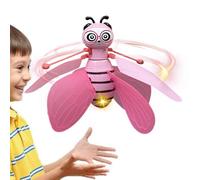 Flying Bee Drone - Instantly Stop Boredom Indoor, Rechargeable Mini Toy with Manual Sensor, Auto-Hover Technology + Anti-Collision Protection, Lightweight Shell for Gift