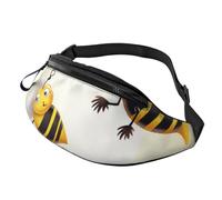 Flying Bees Honey Printed Personalized Waist Bag, Lightweight and Versatile Crossbody Bag for Everyday and Outdoor Adventures