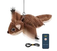 Flying Bird Cat Toy,Electric Plush Sugar Glider Cat Toys Cat Necessities | Cat Nip Toys, Realistic Bird Cat Toy for Attracting Your Cat's Attention, Indoor, Home