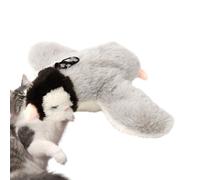 Flying Bird Interactive Animals Toys,Bird Toy for Pet Cats - Rechargeable Interactive cat Toys with Catnip and Beating Wings, Flapping Kitten for Cat Birthday Gift