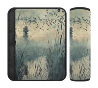 Flying Birds WetlScenery 2 Pack car seat Shoulder Strap Covers, Protects Your Neck and Shoulders, Adult seat Belt Cover for Auto