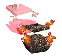 Flying Butterfies Box, Lightweight Build, 15x14.2x12.4cm, Butterfly Explosión Gift Box, Flying Butterfly Surprise Bóx, Spacious Interior Layout, For Toys Money Flower Birthday New Year