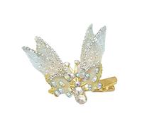 Flying Butterfly Hair Clip For Girls Lovely 3D Moving Wing Rhinestones Hair Clip For Women Everyday Wear All Matching