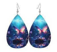 Flying Butterfly Leather earrings, European and American style earrings for young women, birthday gifts/Valentine's Day gifts