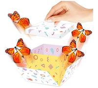 Flying Butterfly Party Treat Boxes DIY Paper Butterfly Reusable Surprise