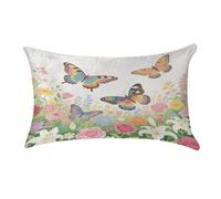 Flying Butterfly Pillow Case Cushion Cover Throw Pillow Cover
