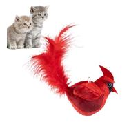 Flying Cat Bird Toy - Automatic Flying Bird Cat Toy, Interactive Tweeting Bird Pet Toy | Toy Flying Interactive Simulation Electric Sparrow Swinging Bird, Realistic Chirping Bird for Cat Exercise