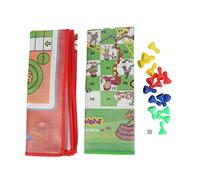 Flying Chess Ladder Board Game Set Chessboard Gift for Family Fun Lightweight Portable
