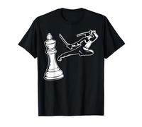 Flying Chess Ninja Player Chess Themed Gifts Men Kids Boys T-Shirt