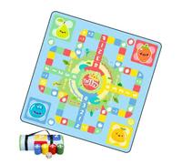 Flying Chess Playmat - Aeroplane Chess Game Mat, Waterproof Flying Checker Board Carpet with Non-Slip Backing, Large Interactive Floor Game, Portable Activity Pad for Outdoor Camping Traveling Picnic