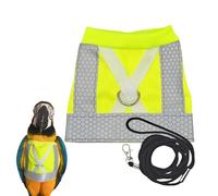 Flying Clothes for Birds - Bird Harness with Reflective Strip | GILL Sunscreen Pack of Alcement Common Carchio Made For Here Flying