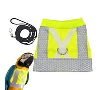 Flying Clothes for Birds - Bird Harness with Reflective Strip | GILL Sunscreen Pack of Alcement Common Carchio Made For Here Flying