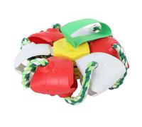 Flying Disc Ball Dog Toy, Interactive Dog Flying Saucer Ball Easy To Clean Wearproof for Outdoor Games (Red)