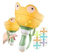 Flying Disc Capture Game - 5.51x5.8in Launcher Toy, Interactive Outdoor Catching Set, Foot Powered High Flying Aero Disc | Portable Launch Mechanism For Backyard Lawn Park Family Gathering Playtime