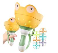 Flying Disc Game - 9 Inch Game | PP Material Toy - Outdoor Frog Catching Sport Kids Yard Park Beach Play Active Coordination Multi Player Family Fun Launching Activity Cute Interactive Funny Sport Act