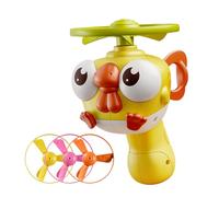 Flying Disc Launcher -Flying Saucer Toy | Toddler Garden Fllying Toys | Hand-Pull Aircraft, Handheld Bullet-Firing Guun Rotating Outdoor Parent-Child Interactive For Boys Girls Ages Over 3