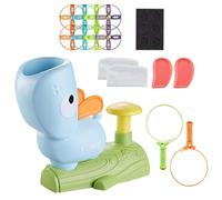 Flying Disc Launcher Toy - Fun outdoor play with quick twist mechanism, durable construction, ergonomic handle, lightweight design with secure catch ring | Backyard Park Play A