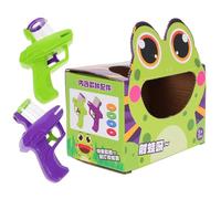 Flying Disc Launcher with Safe Plastic and Foam Material, Dual Player Fun for Family Outdoor Activities and Interactive Game Battles