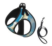 Flying Dove Dog Harness - Equipped with Reflective Straps and Quick Release Buckles - Suitable for Small Cats and Dogs