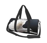 (Flying Dove) Print Round Large Travel Bag - Multi-Compartment Organizer Lightweight for Trips & Sports