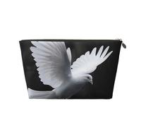Flying Dove Printed Travel Cosmetic Bags with Gold Zipper Makeup Organizer Cosmetic Case Toiletry Bag for Women Mom Girls