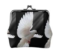 Flying Dove Printing Lightweight Coin Purse, Minimalist Wallet for Coffee Runs and Local Outings